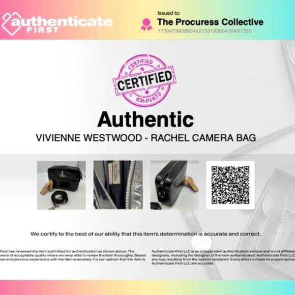 🆕 VIVIENNE WESTWOOD 🧿 NWT Rachel Camera Crossbody Bag - Vegan Croc - AUTH - Picture 13 of 13